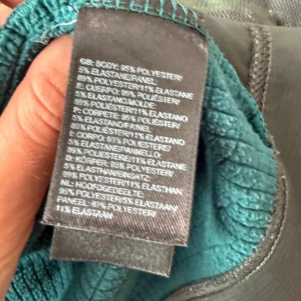 The North Face Full Zip Jacket Fleece Technical | Teal Gray | Size XL - Picture 4 of 12